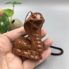 沉水老撾黃花梨木雕手把件文玩核桃手串十二生肖擺件